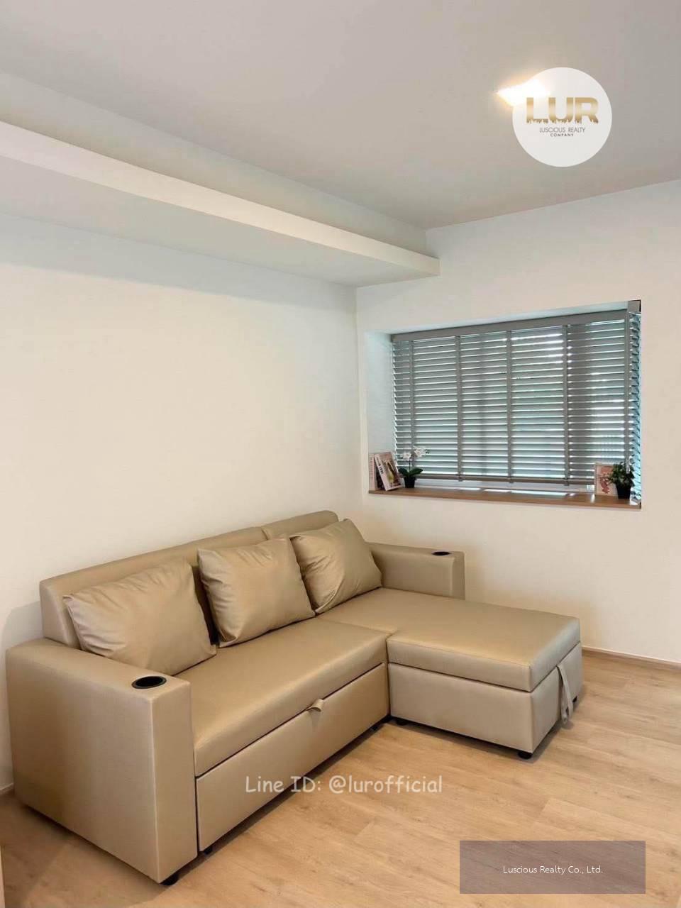 For Rent ♥️บ้านทาวน์เฮาส์ให้เช่า ใกล้เมกาบางนา ♥️หน้าบ้านทิศใต้ ติดส่วนกลาง 📍Indy 2 Bangna - Ramkhamhaeng 2