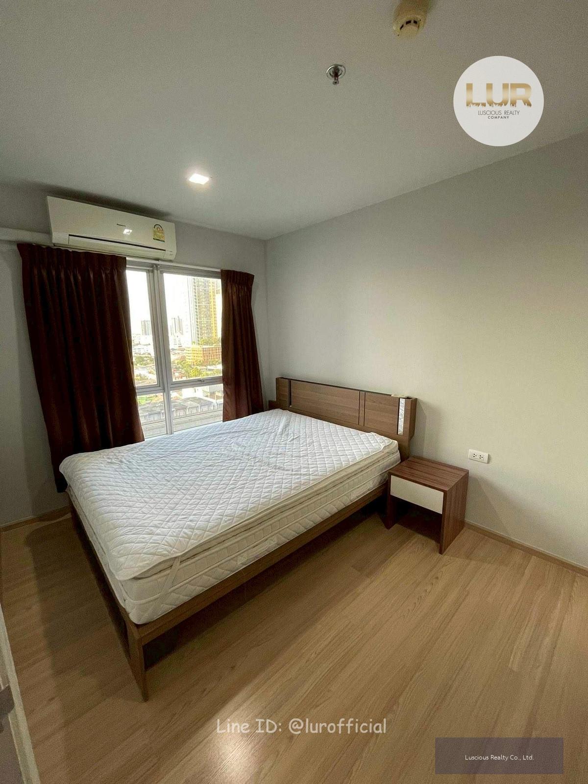 🌟ให้เช่าคอนโด Rich Park @Taopoon Interchange🌟 ระเบียงห้องทิศเหนือ วิวรถไฟฟ้า