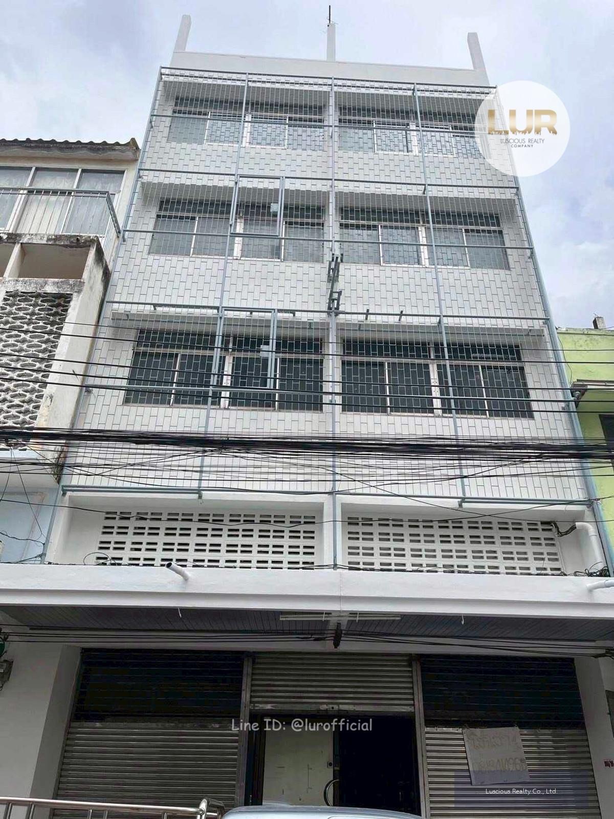 ✅ ให้เช่า อาคารพาณิชย์ 2 คูหา 4 ชั้น + 1 ชั้นลอย + 1 ชั้นดาดฟ้า ในซอยสวนมะลิ 3