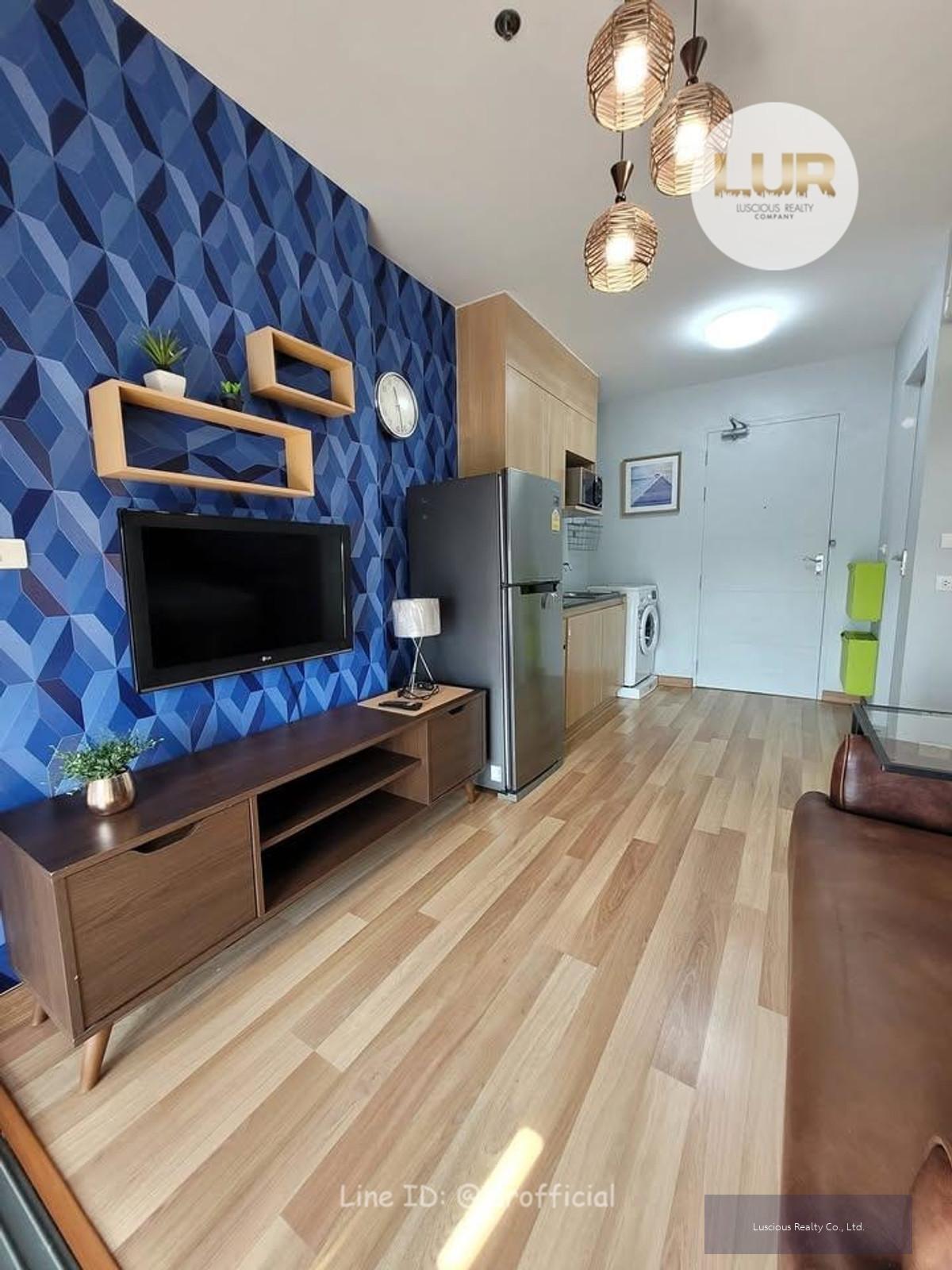 ✅ ให้เช่าคอนโด Ideo Blucove Sukhumvit ✅ 1 ห้องนอน 1 ห้องน้ำ ระเบียงทิศใต้ รับลมดี