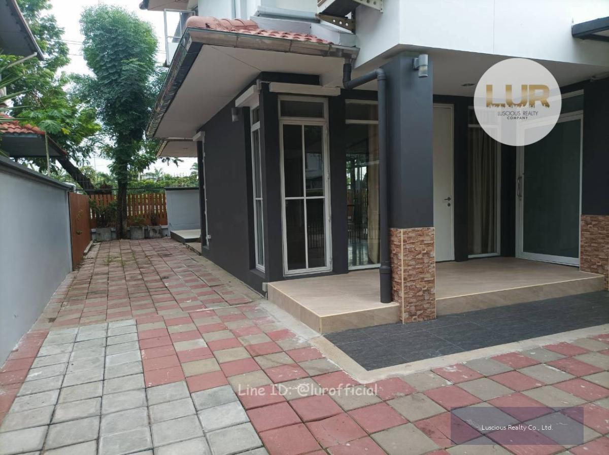 House For Rent ให้เช่าบ้านเดี่ยว หมู่บ้านบางกอกวิลล่า ✅3 ห้องนอน 3 ห้องน้ำ ✅ทำเลศักยภาพ ใกล้ SISB