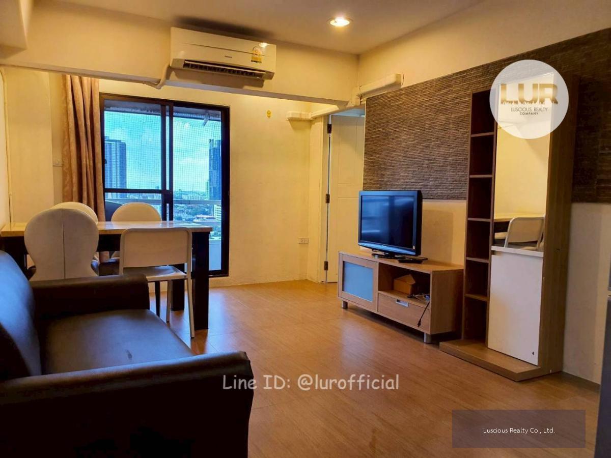 Condo for rent ✅️Thonglor Tower ✅️2 Beds 1 Bath with bathtub ✅️Usable area 50 sq.m.