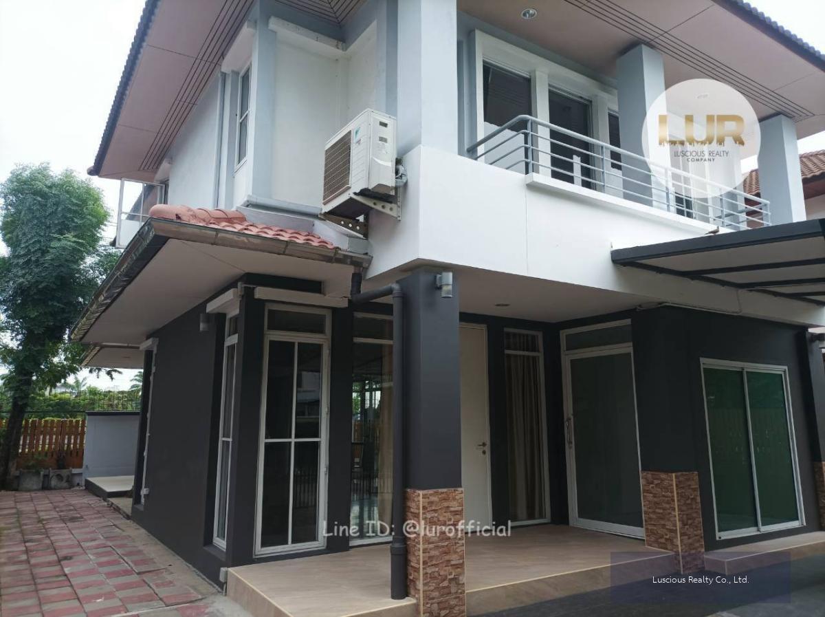 House For Rent ให้เช่าบ้านเดี่ยว หมู่บ้านบางกอกวิลล่า ✅3 ห้องนอน 3 ห้องน้ำ ✅ทำเลศักยภาพ ใกล้ SISB