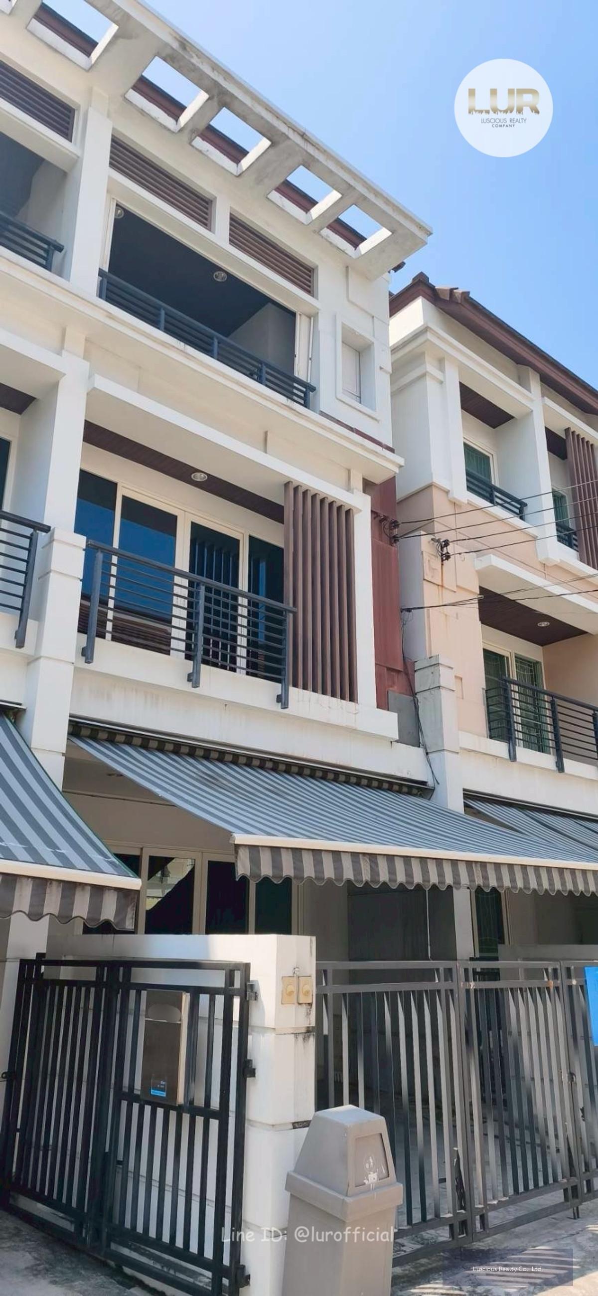 ✨ให้เช่าทาวน์เฮ้าส์ 3 ชั้น Baan Klang Muang Urbanion Rama 9-Ladprao✨ เลี้ยงสัตว์ได้ 🐶 Pet Friendly