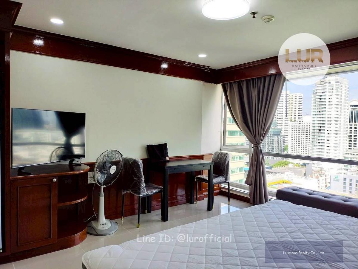 Condo For Rent ✅Sukhumvit Suite ✅Studio Room Type with City View