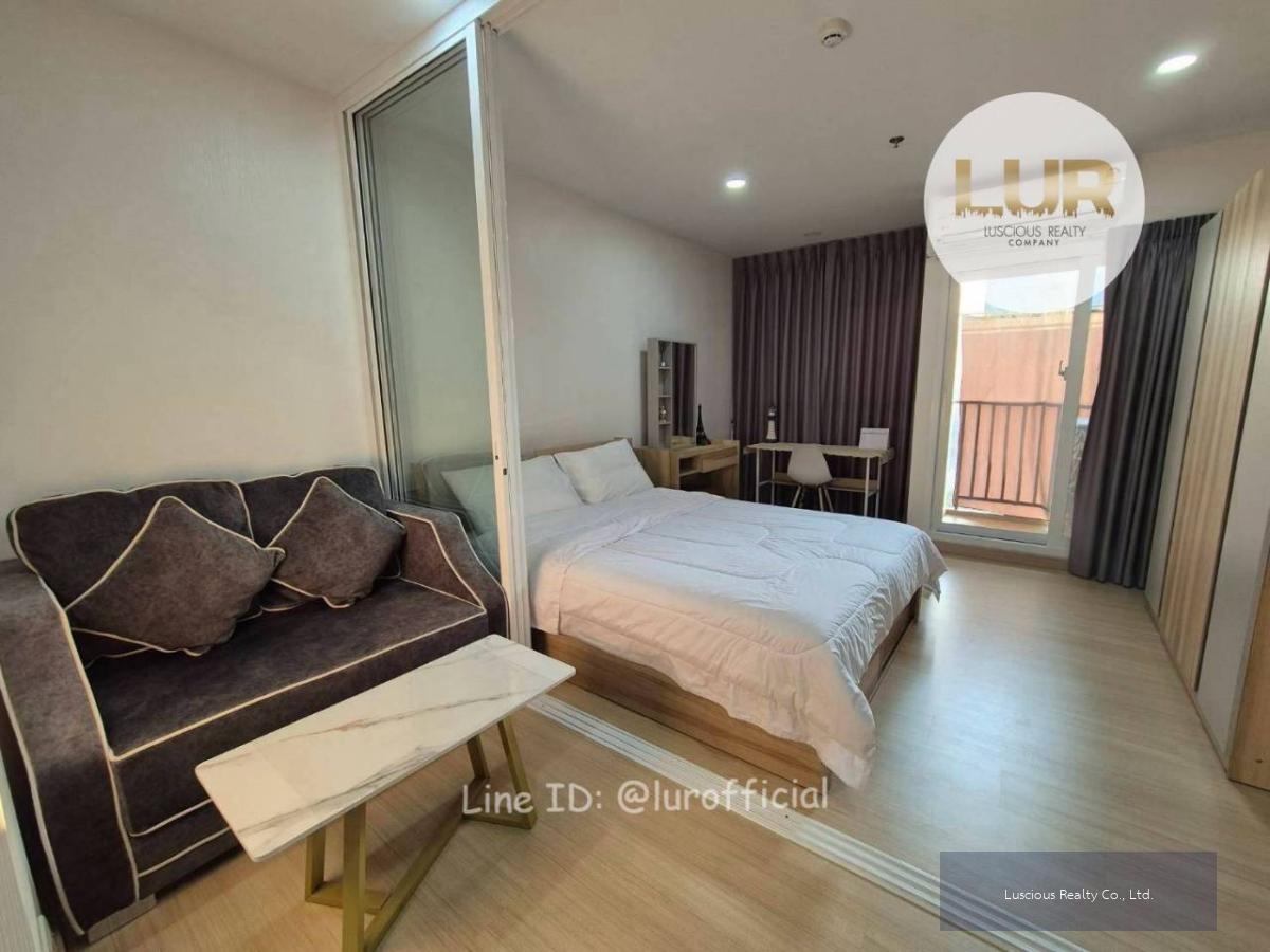 For Rent ให้เช่าคอนโด Supalai Veranda Ramkamhaeng ✅1นอน 1น้ำ 30ตรม. ✅วิวสวน ✅ชั้นสูง