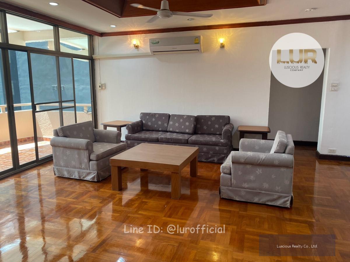 🌺For Rent Rishi Court 🌺3 Beds 3 Baths 200 sqm. 🌺Pet Friendly 🌺Near BTS NANA