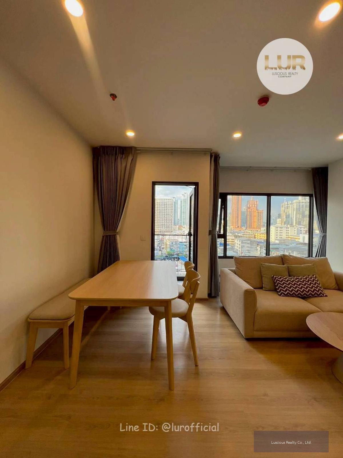 ✨ Condo for Rent Life Rama 4-Asoke ✨ Newly Decorated!! ✨ Corner Unit and City View