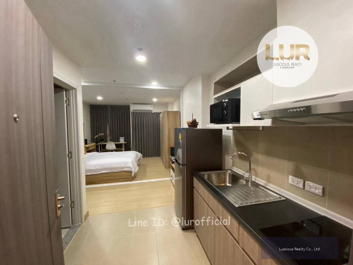 For Rent ให้เช่าคอนโด Supalai Veranda Ramkamhaeng ✅1นอน 1น้ำ 30ตรม. ✅วิวสวน ✅ชั้นสูง