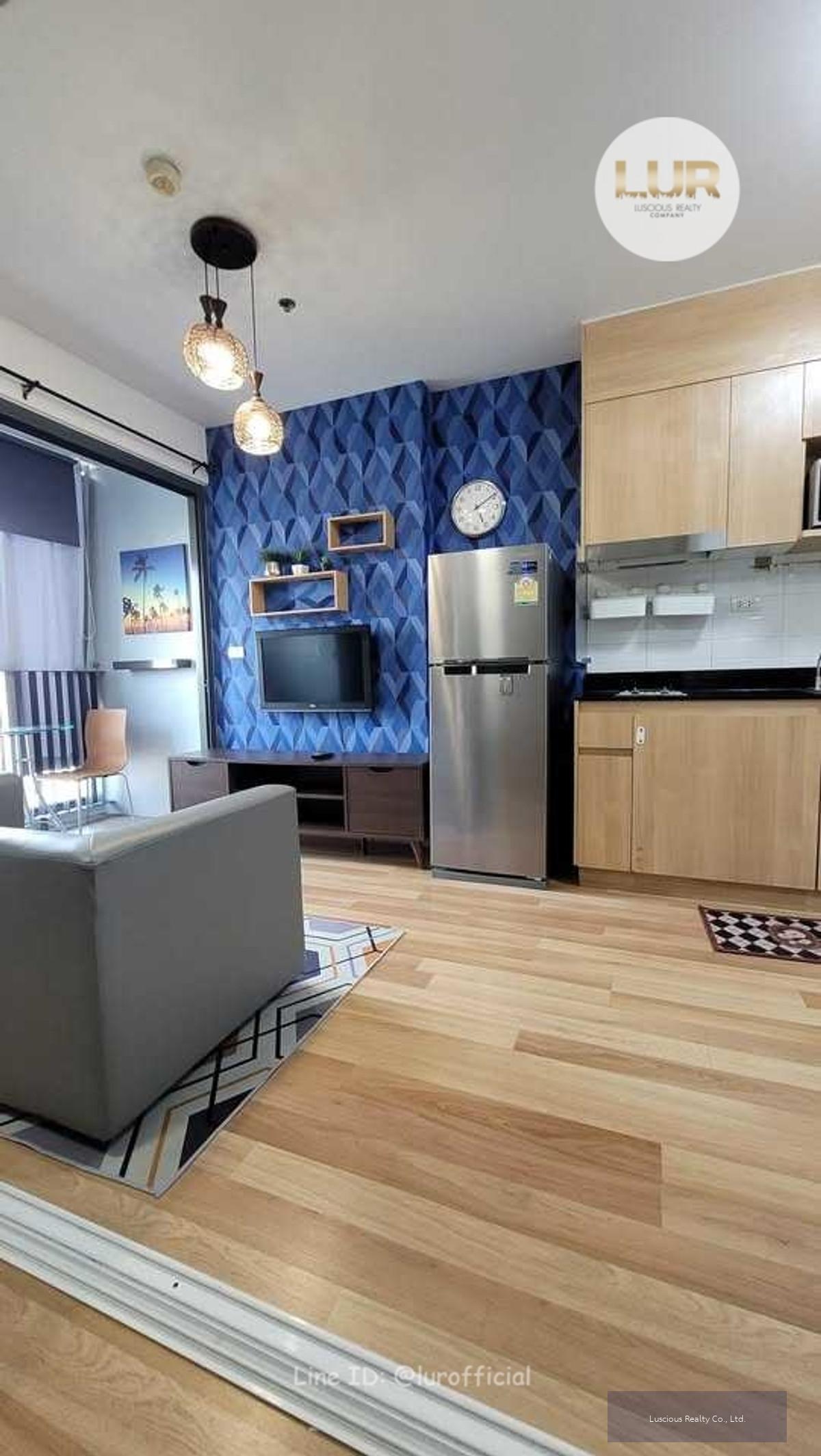 ✅ ให้เช่าคอนโด Ideo Blucove Sukhumvit ✅ 1 ห้องนอน 1 ห้องน้ำ ระเบียงทิศใต้ รับลมดี