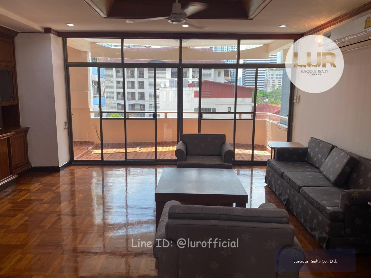 🌺For Rent Rishi Court 🌺3 Beds 3 Baths 200 sqm. 🌺Pet Friendly 🌺Near BTS NANA