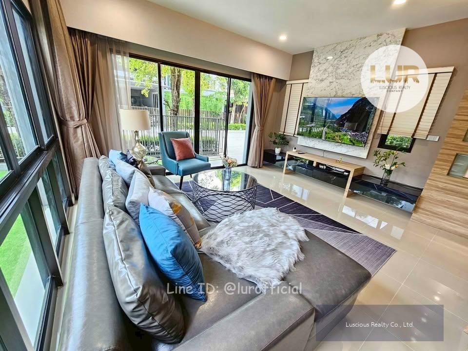 House For Rent Baan Lumpini Suan Luang Rama 9 ✅4Beds 4Baths 54 SQ.W. 228 SQM. ✅Rare Item ✅Newly Renovated