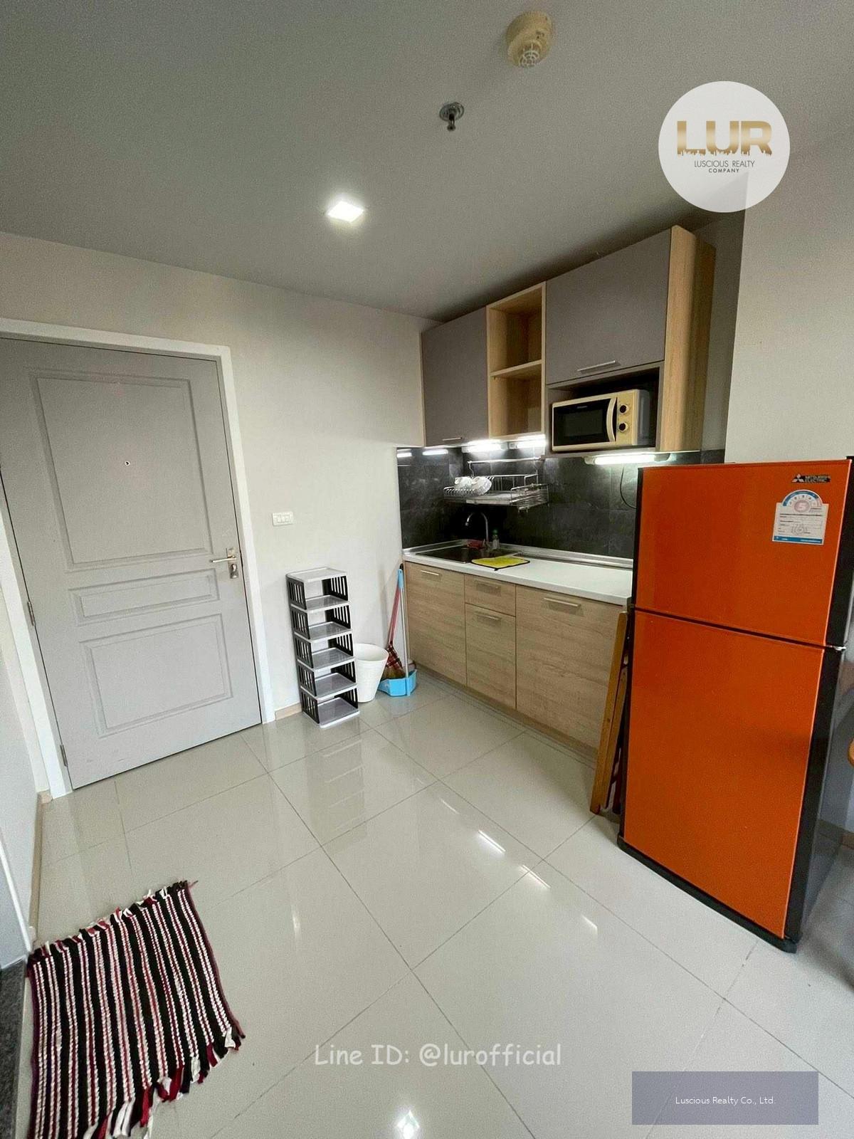 🌟ให้เช่าคอนโด Rich Park @Taopoon Interchange🌟 ระเบียงห้องทิศเหนือ วิวรถไฟฟ้า