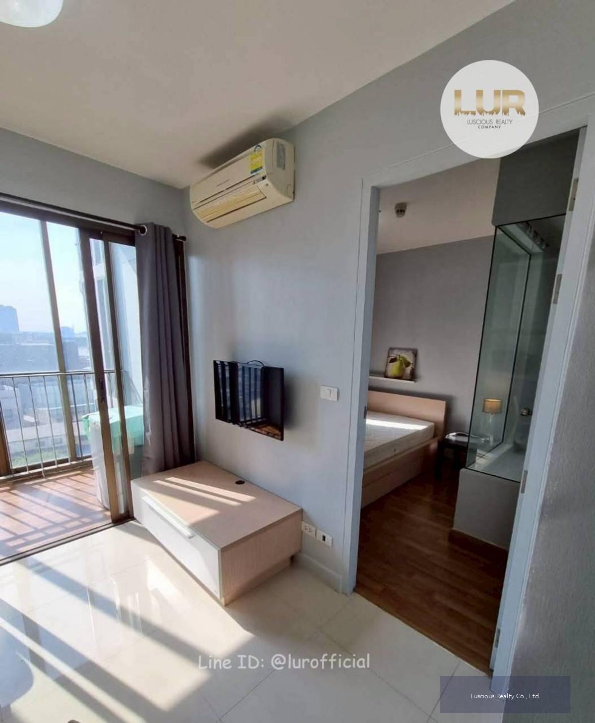 ให้เช่าคอนโด Ideo Mix Sukhumvit 103 ⭐️ติด BTS อุดมสุข ⭐️ระเบียงทิศใต้รับลมดี