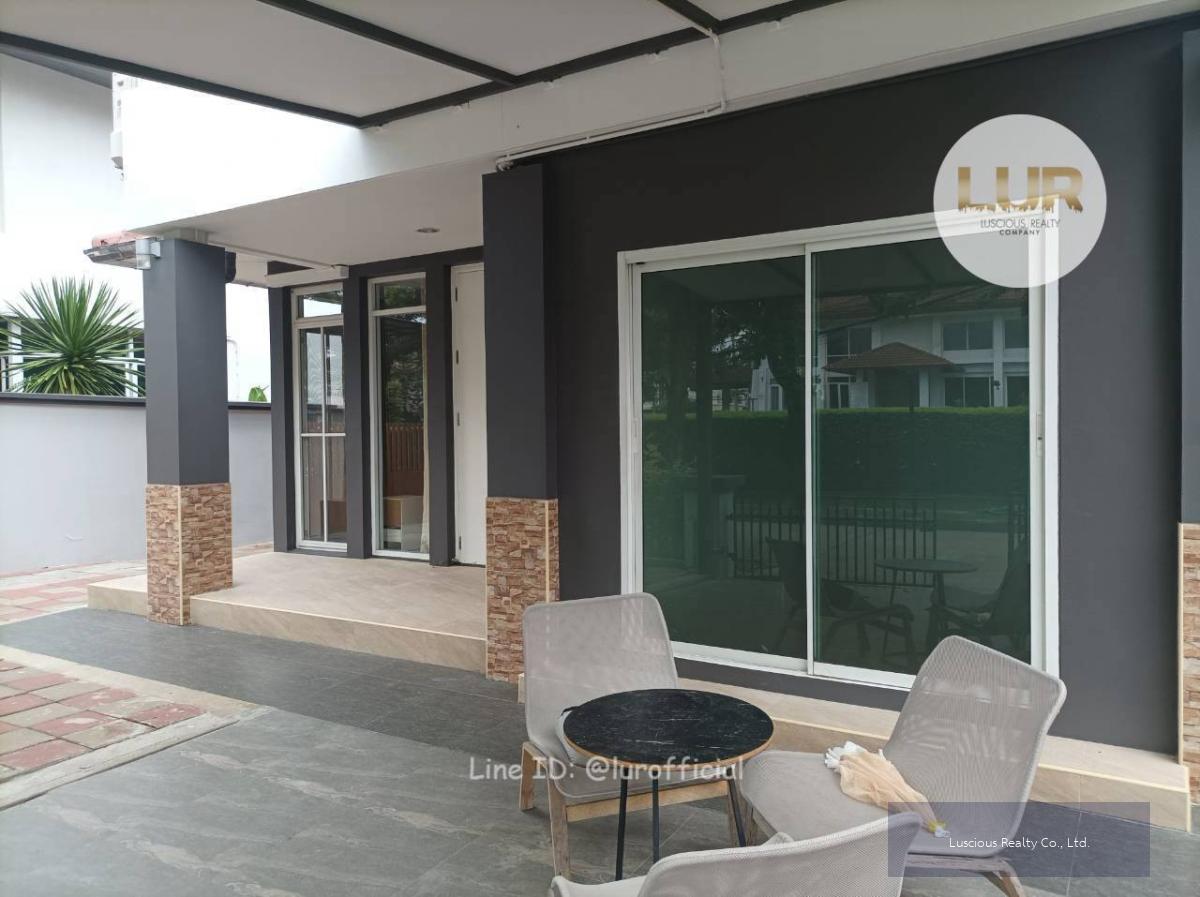 House For Rent ให้เช่าบ้านเดี่ยว หมู่บ้านบางกอกวิลล่า ✅3 ห้องนอน 3 ห้องน้ำ ✅ทำเลศักยภาพ ใกล้ SISB